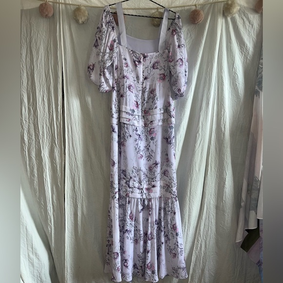 Prose & Poetry Off The Shoulder Floral Maxi Dress 🌵xs - Picture 8 of 13